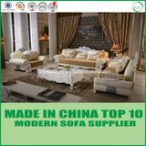 Luxury Wooden Furniture Classic Living Room Leather Sofa Set