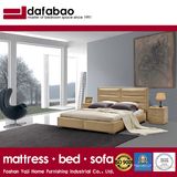 Fashion Double Bed Design Modern Bedroom Furniture Leather Bed (G7005)