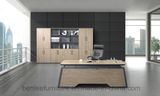 L Shape Modern Simple Wooden Office Furniture Executive Table Office Desk (BL-2009)