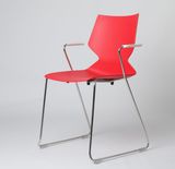 En16139 Standard High Quality Plastic Stainless Steel Arm Office Chair