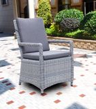 2017 Outdoor Patio Home Hotel Office Half Round Rattan Lounge Dining Chair (J5351HR)