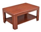 Square Solid Wood Coffee Table for Office Room