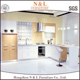 Modern Style White or Walnut Color Kitchen Cabinet