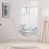 Modern Leisure Home Hotel Office Metal Wicker Round Rattan Hanging Chair (J830)