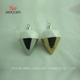 christmas Ornaments Festival Party Gifts Tree/Window Hanging Decor, Electroplating Ceramic/C