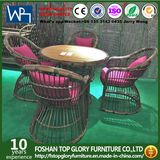 Patio Wicker Armchairs Dining Table Sets Rattan Tg-Hl804