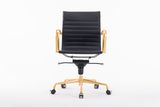 PU Leather Glad Frame Executive Office Chairs