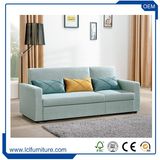 Modern Design 2017 New European Style Pull out Sleeper Leather Sofa Bed