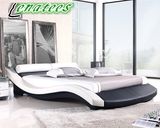 A022 American Style Faux Leather Bed Frame