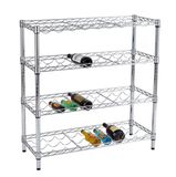 4 Tiers Adjustable Wine Shelving