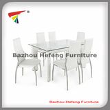 Modern Cheap Glass Dining Table and Chairs (DT069)