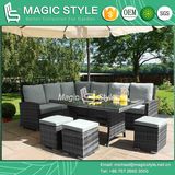Rattan Sofa Set Sofa Set Wicker Sofa Patio Combination Sofa Hotel Project Leisure Sofa (Magic Style)