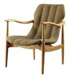 Wooden Frame Modern Leisure Home Furniture Armchair