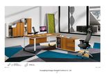 L-Shape Executive Table Office Furniture Computer Desk (H90-0103)