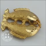 3D Pisces Gold Craft, Fish House Decoration (GZHY-HD-079)