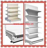 White Metal Display Shelf for Store Goods Promotion