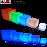 Light up Cube Seat Chair Stool Illuminated LED Cube