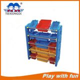 2016 Children Preschool Furniture Plastic Kids Toy Shelf