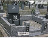 Granite Stone Monument / Tombstone with Custom Design - Tt40