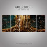 Time and Tide Metal Oil Painting for Home Decor