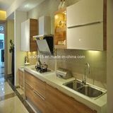 Customize Natural Wood Grain Kitchen Furniture
