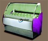 Ice Cream Refrigerated Freezer Gelato Display Showcase Gn1/4 (V16)