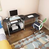 Two Persons Foldable Office Computer Table Desk