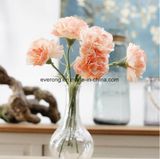 Cheap Artificial Flower Bush High Quality Silk Carnation for Wedding and Home Decoration