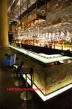 coffee Acrylic Solid Surface Restaurant Bar Nightclub Furniture LED Bar Counter