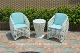 2017 New Design PE Rattan Wicker Tea Table Outdoor Furniture Set