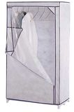 Zipper Close Clothes Closet Non-Woven Fabric Wardrober with Shelves