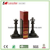 Hand Painted Polyresin Chess Bookend Figurines for Home and Table Decoration