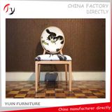 Metal Wood Imitation Indoor Commercial Villa Dining Chairs (FC-95)