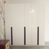 White Baking Varnish Bedroom Furniture Wardrobe Cabinet