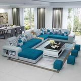 Colorful U Shape Fabric Sofa, Modern Sofa (S888)