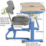 Trendy Eco-Friendly MDF New Furniture University Furniture Student Table