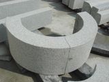 Curve Granite Kerbstone Bushhammered Curb