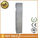 Iron Locker Safe Deposit Metal 3 Door Steel Locker