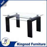 Wooden High Gloss Glass Dining Table