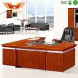 Office Furniture Teak Veneer Wooden Table Executive Office Desk