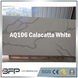 Artifical Quartz Stone Luxury Calacatta for Countertop, Wall Decoration