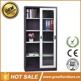 Knocked Down Sliding Glass Door Metal Filing Cabinet