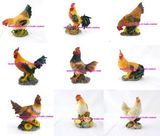 Polyresin Animal - Polyresin Rooster Garden Statue