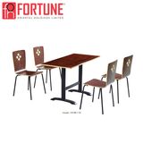 Top-Quality Modern HPL Material Cafe Chairs and Tables with Stainless Steel Legs (FOH-BC20)