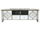 Large Size Luxury Antique Glass TV Long Cabinet Unit