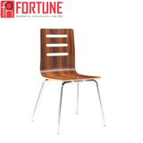 New Design School Modern Wooden Canteen Chair with 4 Legs (FOH-XM40-506)