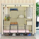 Modern Simple Wardrobe Household Fabric Folding Cloth Ward Storage Assembly King Size Reinforcement Combination Simple Wardrobe (FW-41WA)