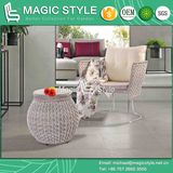 Stainless Steel Sofa Garden Leisure Sofa Patio Sofa with Cushion New Design Wicker Rattan Sofa Modern Furniture