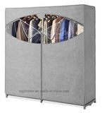 Modern Simple Wardrobe Household Fabric Folding Cloth Ward Storage Assembly King Size Reinforcement Combination Simple Wardrobe (FW-39)