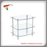 Simple Design Tempered Glass Clear TV Stand, TV Table